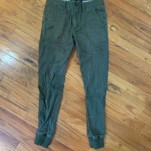 Green joggers from Publish